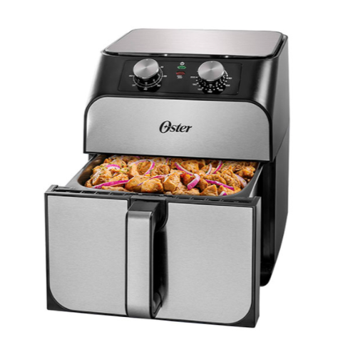 Freidora De Aire Oster Con Capacidad De 6.8 Litros Ckstaf68t-0