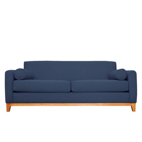 Sofá Meli Chenille Tipo Lino Azul 3 Cuerpos-0