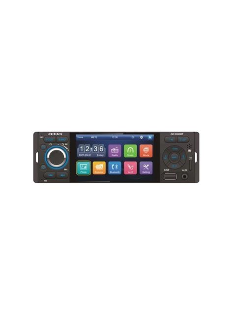 Radio Auto 1 Din Con Pantalla Tactil De 4'' Aiwa Aw-w440bt-0