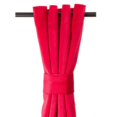 Cortina Felpa New Velvet  Rojo-0