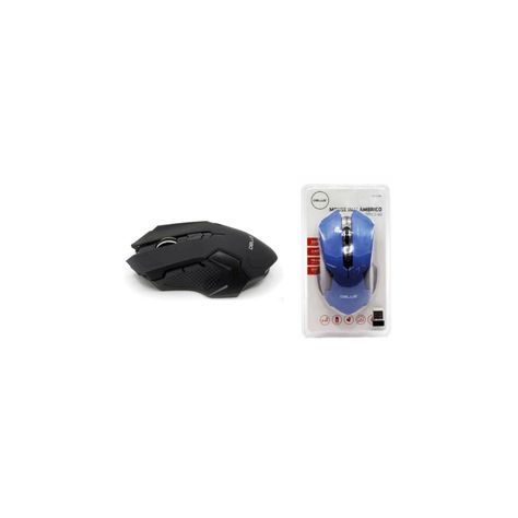 Mouse Óptico Inalámbrico Diseño Color Negro - Puntostore-1