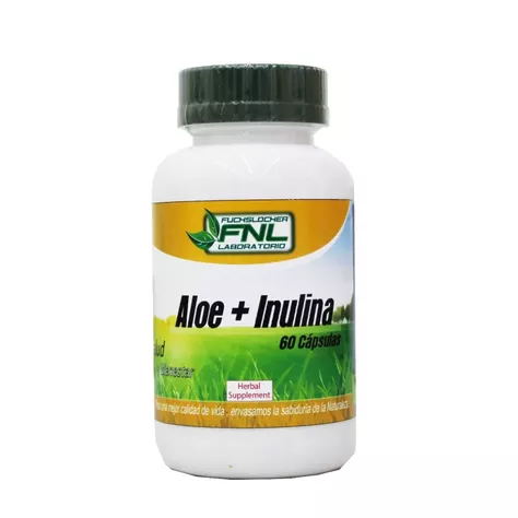 Aloe Vera + Inulina  - 300mg 60 Capsulas - FNL-0