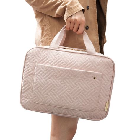 Bagsmart - Neceser kit de viaje con gancho - Rosado claro-6
