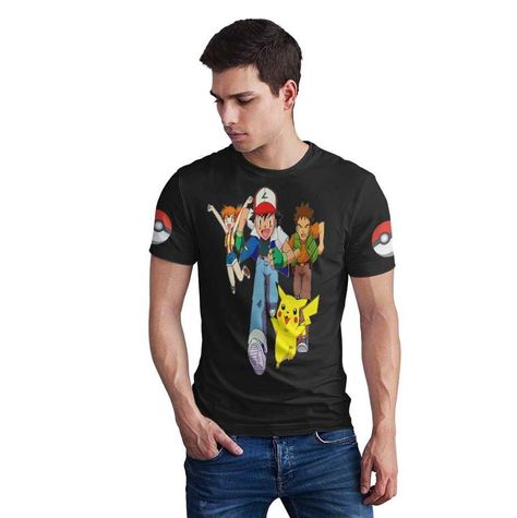 Polera Pokémon gotta catch em all D7-0