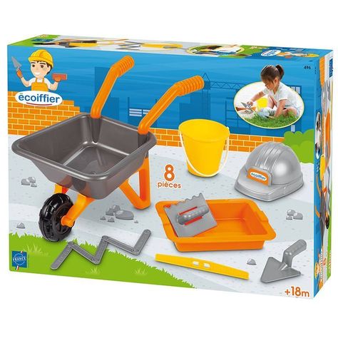 JUEGO HERRAMIENTAS ALBAÑIL 8PZ, Ecoiffier-1