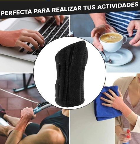 Muñequera Pulgar Deportiva Protección Elástica Muñeca Y Mano-6