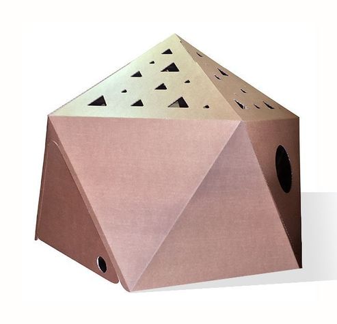 DOMO DE CARTÓN PARA NIÑOS-1