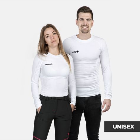 Camiseta Térmica Sarek Unisex Blanco-2