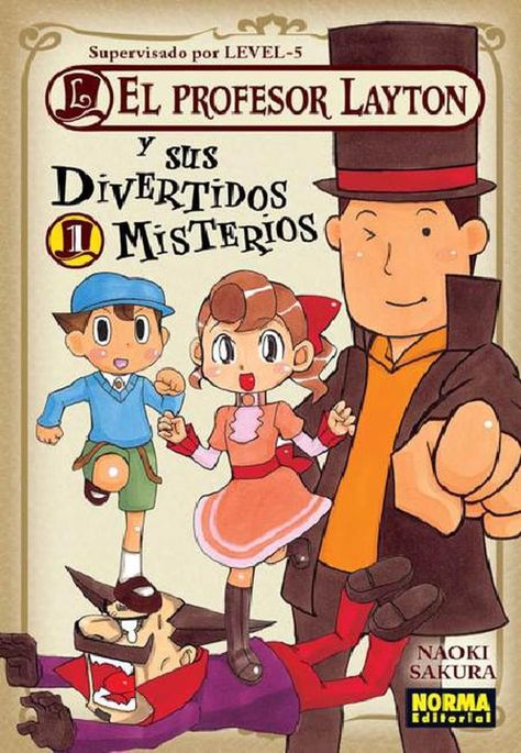 Manga El Profesor Layton Y Sus Divertidos Misterios 01 - España-0
