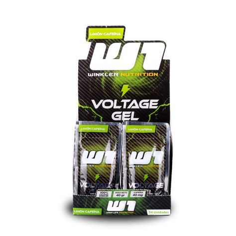 Caja 24 Geles energéticos con cafeina 40mg + BCAAs Limón-0