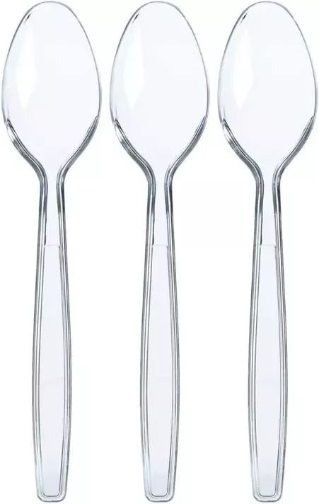 50 Cucharas Helado Cucharas Postres Cucharas Desechables-1