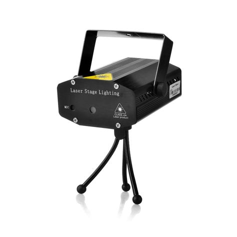 Luz Láser Bicolor Multiefectos Rítmico Con Ventilación - PuntoStore-0