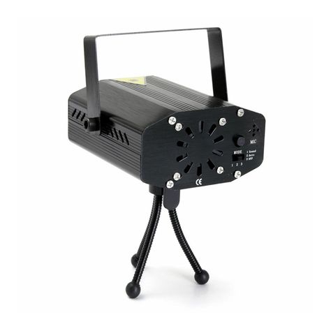 Luz Láser Bicolor Multiefectos Rítmico Con Ventilación - PuntoStore-1