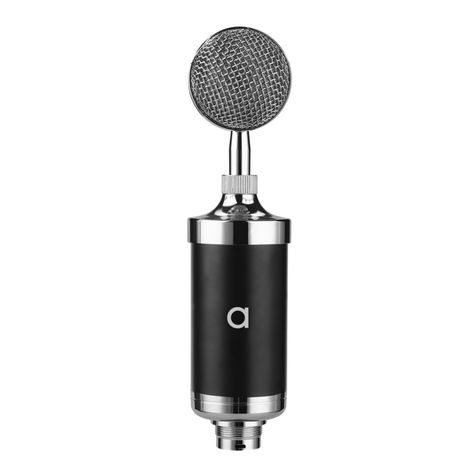 MICROFONO CONDENSADOR HOME STUDIO NEGRO AUDIOLAB-0