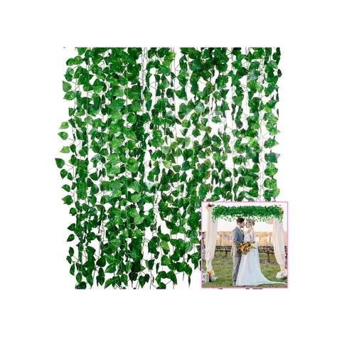 Set 36 Tiras Planta Artificial Enrredadera 2.1m De-3