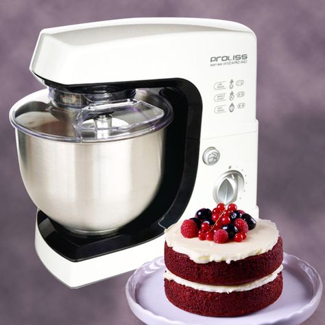Batidora Amasadora de Pie Multifuncional 8 Velocidades 1200W-3
