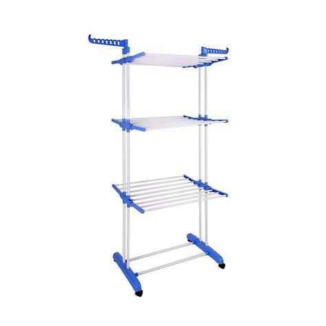 Tendedero Colgador De Ropa Con 3 Niveles Plegable - PuntoStore-0