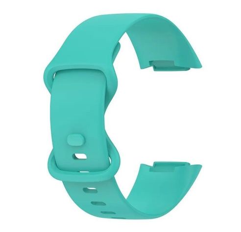 Correa Silicona Compatible Fitbit Charge 5  23mm Turquesa-0
