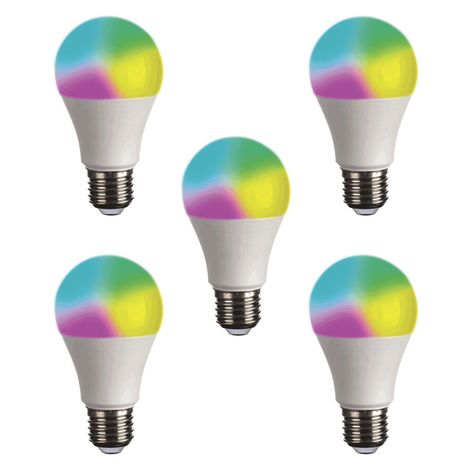 Pack 5 Ampolletas LED Smart E-27 10W-19