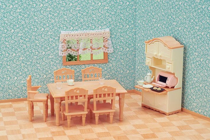 Sylvanian Families Dining Room Juego De Comedor 5340-2