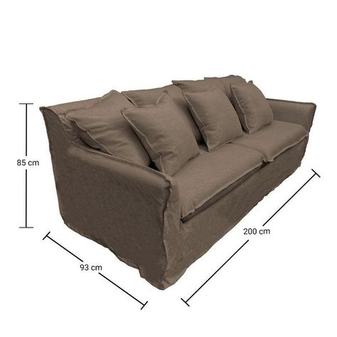 Sofá Palena Chenille Gris Piedra 3C-5