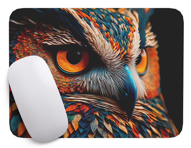 Mouse Pad Búho Arte de animales - 17cm X 21cm D9-1