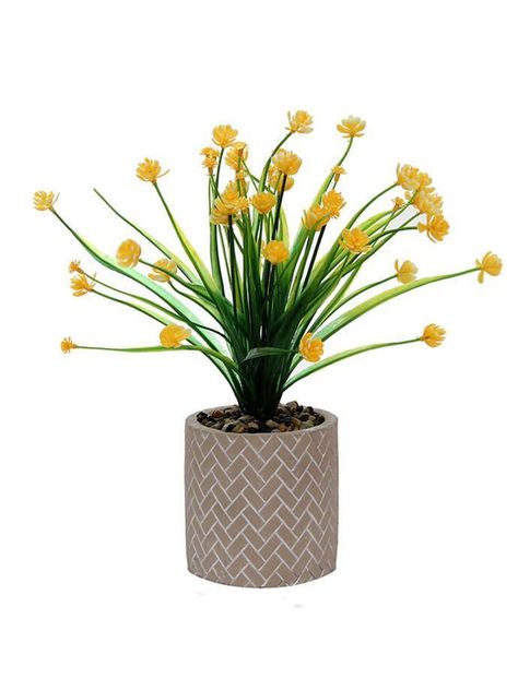 Plantita artificial deco altura .26 cm.. Unico-0
