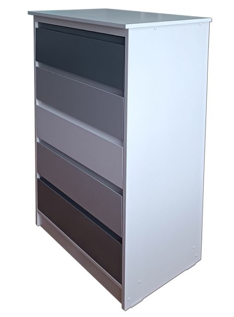 Cajonera 5 C Gris Grafito Minimal-3