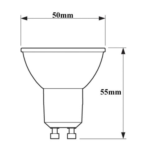 Ampolleta LED Dimeable GU-10 5,5W-3