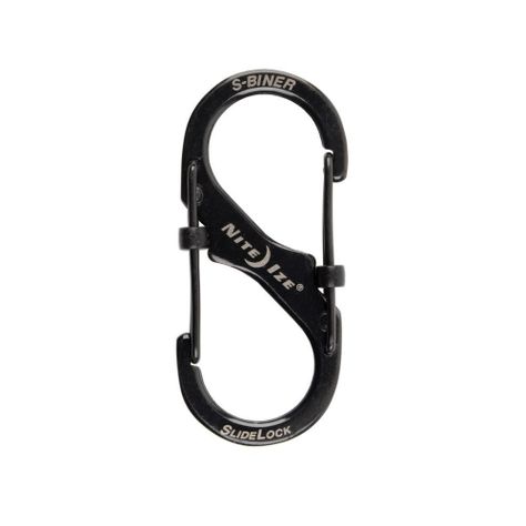 Mosquetón S-Biner® SlideLock®  Nite Ize Negro-0