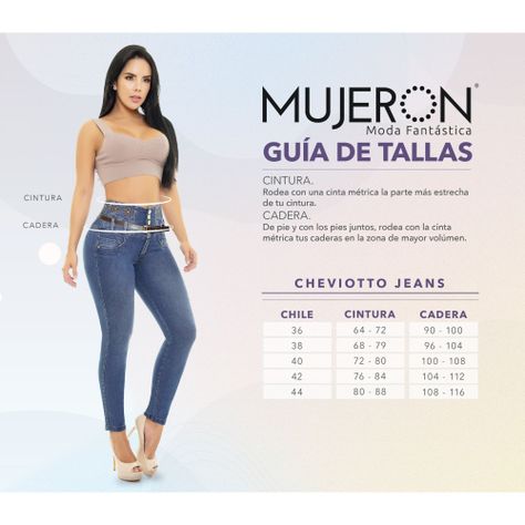 Jeans Colombiano Levanta Cola 14400 Cheviotto-7