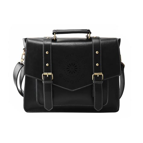 Ecosusi Maletín & mochila CLASSIC para laptop 15.6"- negro-0
