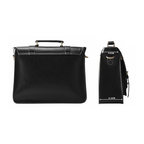 Ecosusi Maletín & mochila CLASSIC para laptop 15.6"- negro-1
