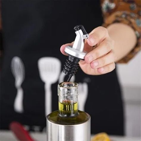 Botella Dispensadora De Vidrio Aceite Vinagre 300ml-5