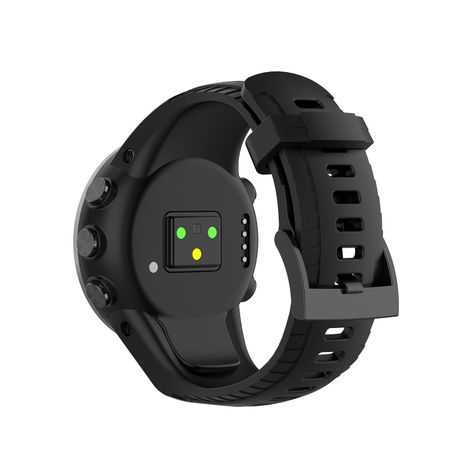 Correa Silicona Compatible Con Suunto 5 33mm Negro-2