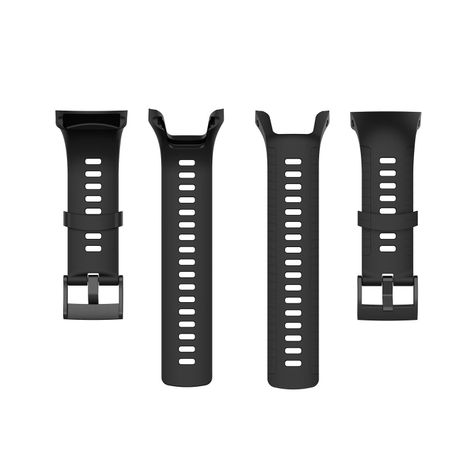 Correa Silicona Compatible Con Suunto 5 33mm Negro-4