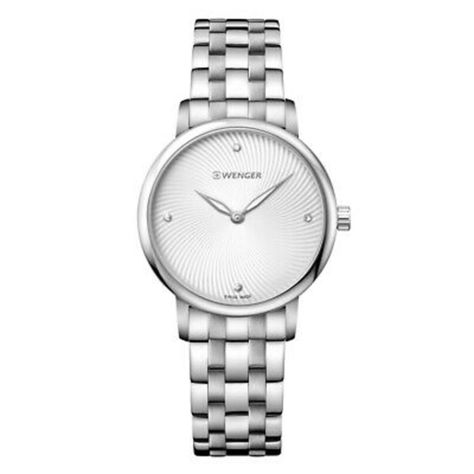 Reloj Urban Donnissima inox plata Wenger-0