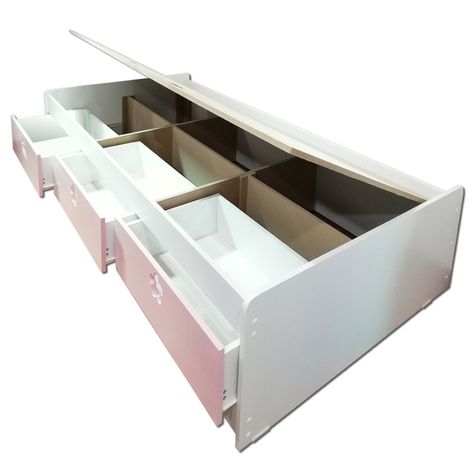 Cama 3 C Rosado Flor 1.5-2