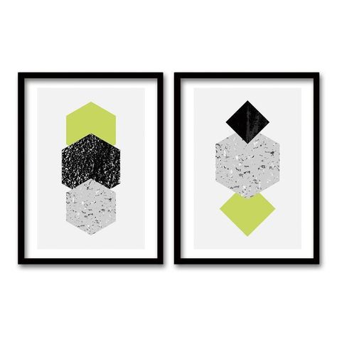 Cuadro Duo Negro 70x50cms Lima-0