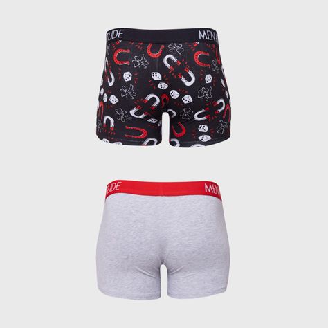 Boxer Bipack Melange-1