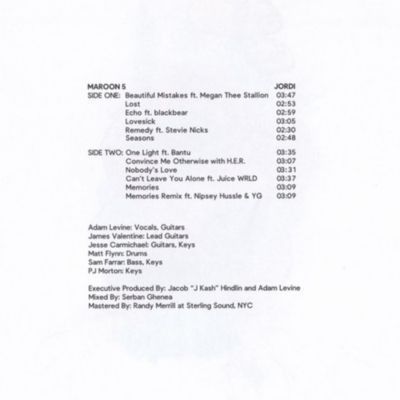 MAROON 5 - JORDI (CD)-3