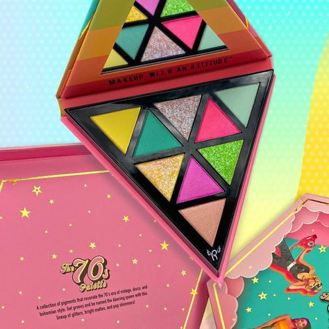 Paleta De Sombras "Disco Mode" Colección Los 70´ Rude Cosmetics-4