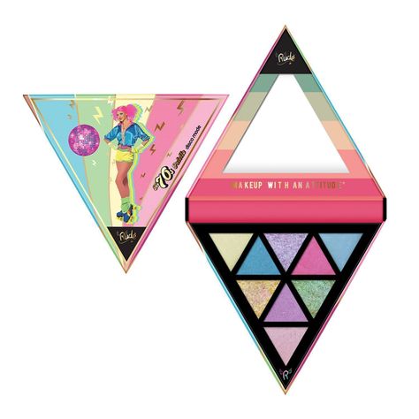 Paleta De Sombras "Disco Mode" Colección Los 70´ Rude Cosmetics-0