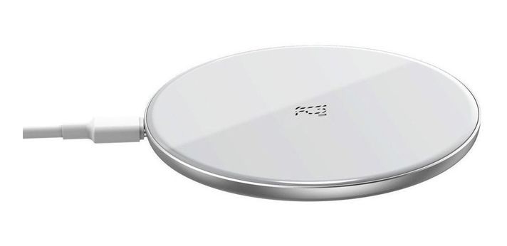 Base Cargador Inalámbrico Blanco Baseus 15W Compatible con IOS/Android-4