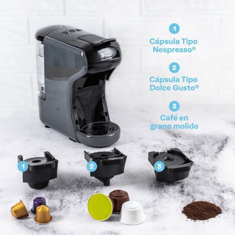 Cafetera Milano Coffee + Espumador Leche EasyWays-2