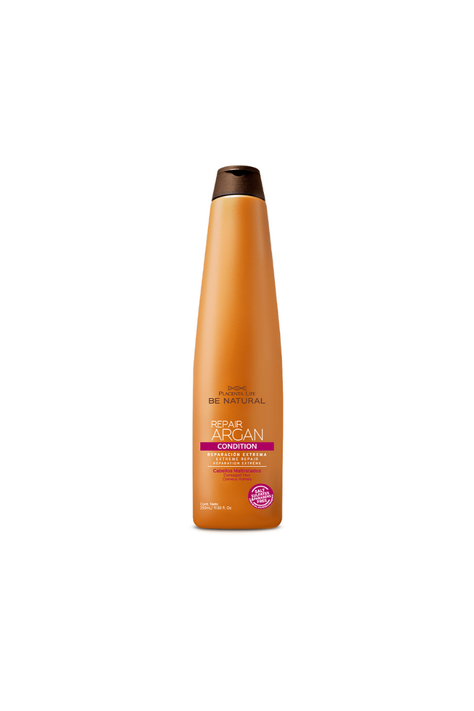 Acondicionador Repair Argán, para cebellos ,matratados, Be Natural 350ml-0