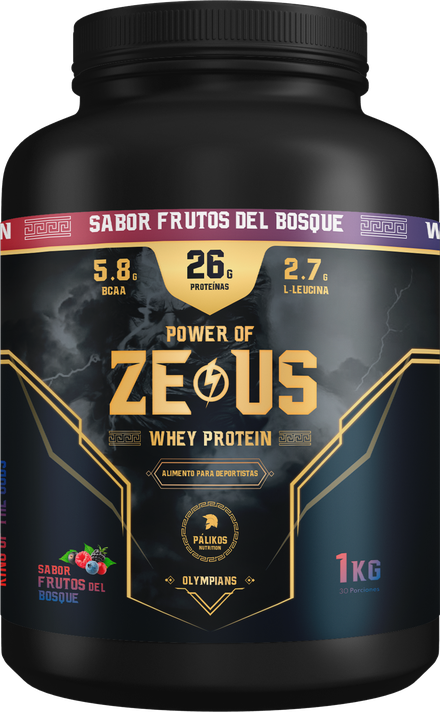 Whey Protein Zeus 1 kg  Frutos 30 servicios-0