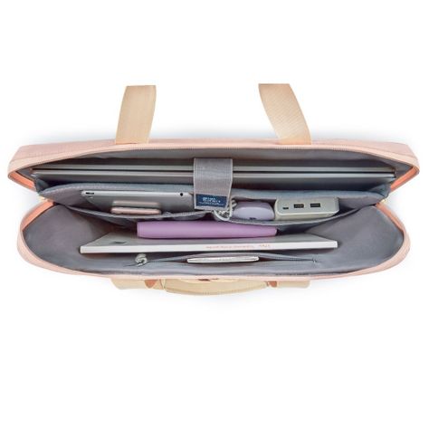 Bagsmart Bolso computador SLIM para 15.6'' - Rosado-4
