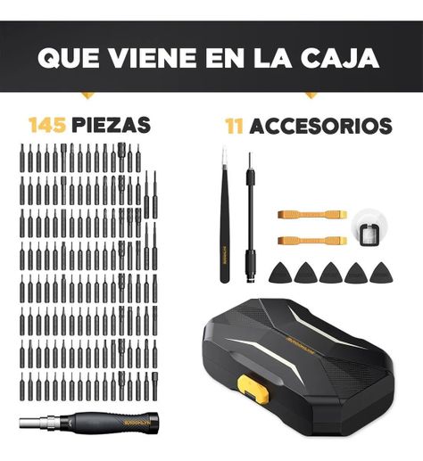 Set Destornillador De Precision Brooklyn Juego 143 Piezas-2