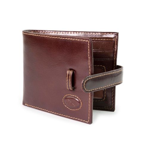 Billetera hombre Gino Rodinis  Rieti 683 Café-1